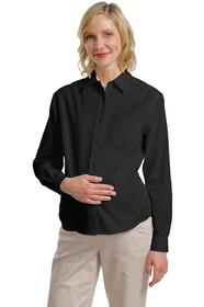 Custom Port Authority L608M Maternity Long Sleeve Easy Care Shirt