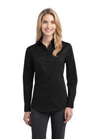 Port Authority L646 Ladies Stretch Poplin Shirt