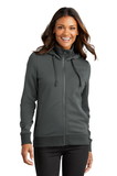 Port Authority® Ladies Smooth Fleece Hooded Jacket - L814