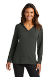 Port Authority® Ladies Microterry Pullover Hoodie - LK826