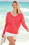 Custom Port & Company&#174; Ladies Beach Wash&#174; Garment-Dyed V-Neck Sweatshirt - LPC098V