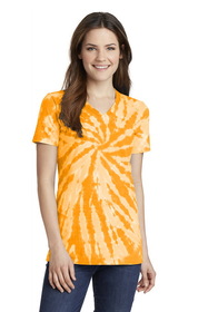 Port & Company LPC147V Ladies Tie-Dye V-Neck Tee