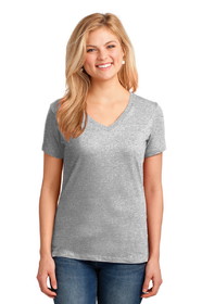 Port & Company LPC54V Ladies Core Cotton V-Neck Tee