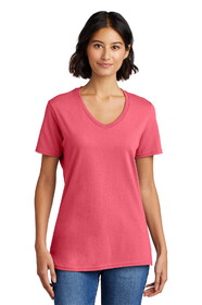 Port & Company LPC54V Women's Core Cotton V-Neck Tee