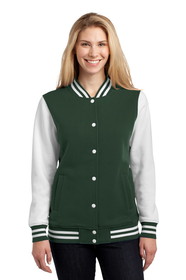 Custom Sport-Tek LST270 Ladies Fleece Letterman Jacket