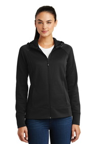 Sport-Tek LST295 Ladies Rival Tech Fleece Full-Zip Hooded Jacket