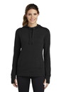 Sport-Tek ® Ladies PosiCharge ® Tri-Blend Wicking Fleece Hooded Pullover - LST296