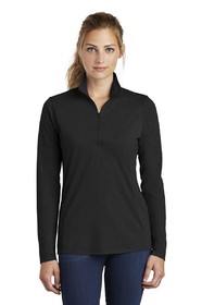 Sport-Tek LST407 Ladies PosiCharge Tri-Blend Wicking 1/4-Zip Pullover