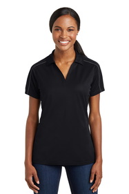 Sport-Tek LST653 Ladies Micropique Sport-Wick Piped Polo