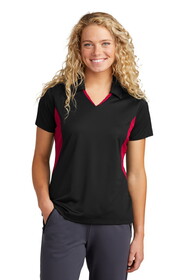 Sport-Tek LST655 Ladies Side Blocked Micropique Sport-Wick Polo