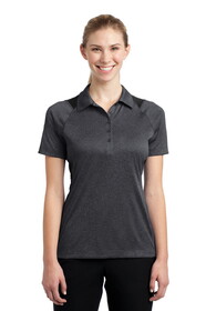 Sport-Tek LST665 Ladies Heather Colorblock Contender Polo