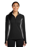 Sport-Tek® Ladies Sport-Wick® Stretch Contrast 1/2-Zip Pullover - LST854