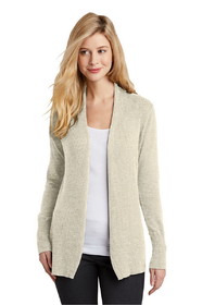 Custom Port Authority LSW289 Ladies Open Front Cardigan Sweater