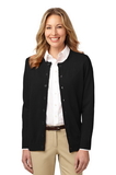 Port Authority® Ladies Value Jewel-Neck Cardigan Sweater - LSW304