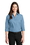 Custom Port Authority LW102 Ladies 3/4-Sleeve Carefree Poplin Shirt
