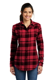 Port Authority® Ladies Plaid Flannel Tunic - LW668
