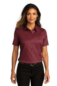 Port Authority&#174; Ladies Short Sleeve SuperPro React&#153;Twill Shirt - LW809