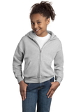 Hanes® - Youth EcoSmart® Full-Zip Hooded Sweatshirt - P480