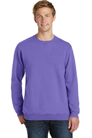Custom Port & Company PC098 Beach Wash Garment-Dyed Crewneck Sweatshirt