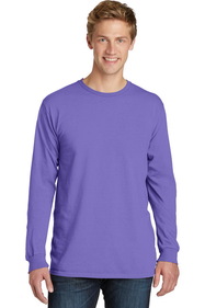 Custom Port & Company PC099LS Beach Wash Garment-Dyed Long Sleeve Tee