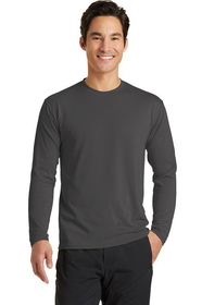 Custom Port & Company PC381LS Long Sleeve Performance Blend Tee