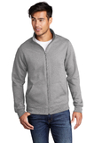 Port & Company ® Core Fleece Cadet Full-Zip Sweatshirt - PC78FZ