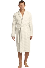Port Authority&#174; Checkered Terry Shawl Collar Robe - R103