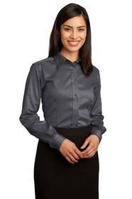 Red House&#174; - Ladies Non-Iron Pinpoint Oxford Shirt - RH25
