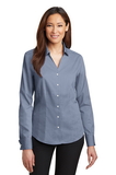 Red House® - Ladies French Cuff Non-Iron Pinpoint Oxford Shirt - RH63
