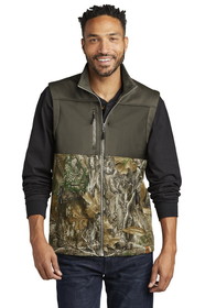 Custom Russell Outdoors RU604 Realtree Atlas Colorblock Soft Shell Vest