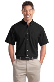 Custom Port Authority S500T Short Sleeve Twill Shirt