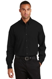 Custom Port Authority - Long Sleeve Value Poplin Shirt. S632