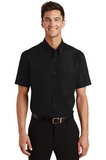 Custom Port Authority - Short Sleeve Value Poplin Shirt. S633
