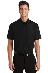 Custom Port Authority - Short Sleeve Value Poplin Shirt. S633