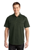Custom Port Authority S648 Stain-Release Short Sleeve Twill Shirt