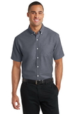 Custom Port Authority® Short Sleeve SuperPro™ Oxford Shirt - S659