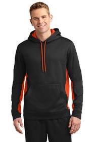 Sport-Tek ST235 Sport-Wick Fleece Colorblock Hooded Pullover