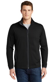 Sport-Tek ST853 Sport-Wick Stretch Contrast Full-Zip Jacket