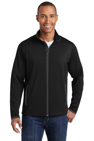 Sport-Tek ST853 Sport-Wick Stretch Contrast Full-Zip Jacket