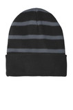Custom Sport-Tek® Striped Beanie with Solid Band - STC31