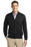 Custom Port Authority SW303 Value Full-Zip Mock Neck Sweater