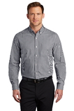 Port Authority W644 Broadcloth Gingham Easy Care Shirt