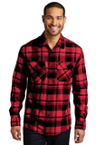 Port Authority® Plaid Flannel Shirt - W668