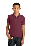 Custom Port Authority Y100 Youth Core Classic Pique Polo