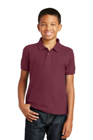 Custom Port Authority&#174; Youth Core Classic Pique Polo - Y100