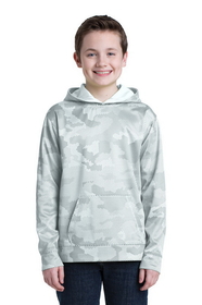 Sport-Tek YST240 Youth Sport-Wick CamoHex Fleece Hooded Pullover