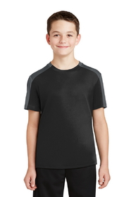Sport-Tek&#174; Youth PosiCharge&#174; Competitor&#153; Sleeve-Blocked Tee - YST354