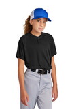 Sport-Tek YST359 Youth PosiCharge Competitor 2-Button Henley