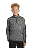 Sport-Tek ® Youth PosiCharge ® Electric Heather Colorblock 1/4-Zip Pullover - YST397