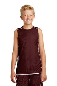 Sport-Tek YT555 Youth PosiCharge Mesh Reversible Sleeveless Tee